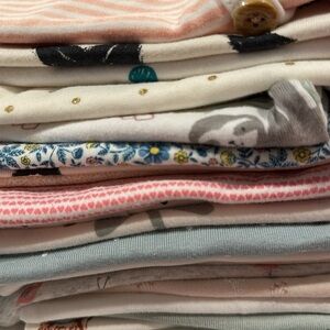 Baby girl onesie lot
